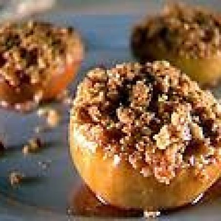 Baked Apple with Crisp Topping
