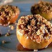 Baked Apple with Crisp Topping