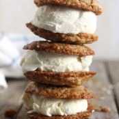 Oatmeal Cream Pie Ice Cream Sandwiches