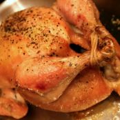 Roast Chicken with Tarragon-Lemon Pan Sauce