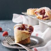 Raspberry Popovers