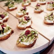 Charred Brussels Sprout Crostini