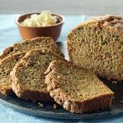 Cinnamon-Topped Whole Wheat Zucchini Bread