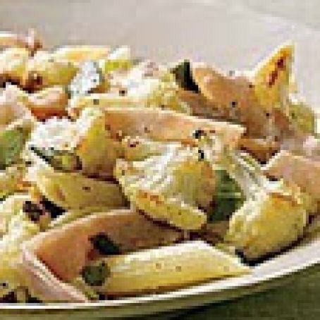 Pasta with Roasted Cauliflower and Ham