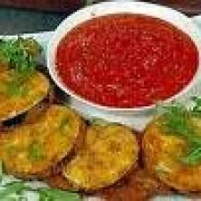 Beer Battered Deep-Fried Eggplant