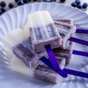 Blueberry Lemon Popsicles