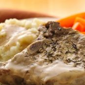 Pork Chops with Mustard-Thyme Gravy