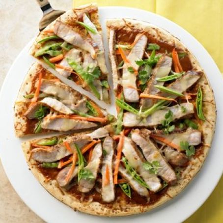Thai Pork Pizza