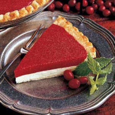 Fluffy Cranberry Cheese Pie