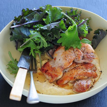 Chicken with Pine Nut Sauce