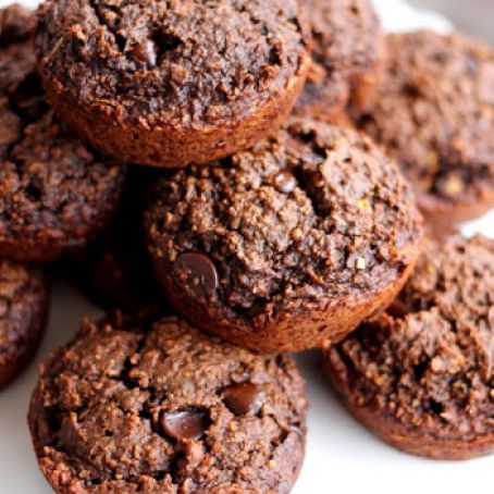 brownie - Chocolate Peanut Butter Oatmeal Brownie Bites (wheat free, vegan)