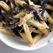 ZITI w/GRILLED PORTABELLAS & PECORINO