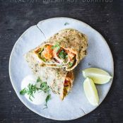Healthy Breakfast Burritos (make-ahead, with home made high protein/low carb/gf tortillas)
