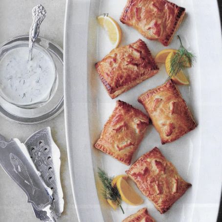 Individual Coulibiacs of Salmon