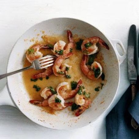 SHRIMP IN GINGER BUTTER SAUCE