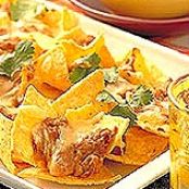 BEAN AND CHEESE NACHOS