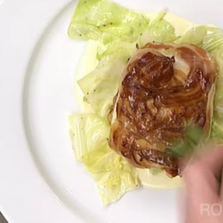 Pancetta Wrapped Halibut