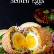Cheesy Potato and Bacon Scotch Eggs