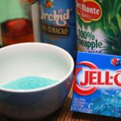 Blue Hawaiian Jello Shot