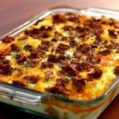 Sausage & Ham Breakfast Casserole