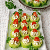 CUCUMBER BITES APPETIZERS