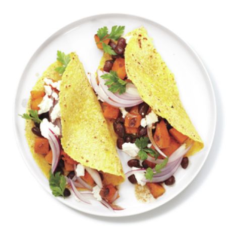 Butternut Squash and Bean Tacos