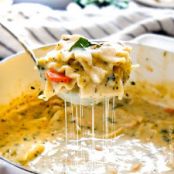 Creamy Chicken Lasagna Soup