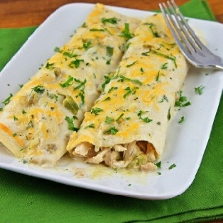 Avocado Chicken Enchilada's