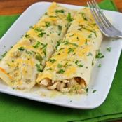 Avocado Chicken Enchilada's