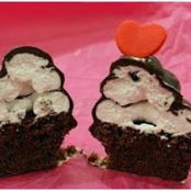 Chocolate Baileys w/ Chocolate Dipped Marshmallow Frosting