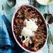 Peach-and-Blackberry Crisp
