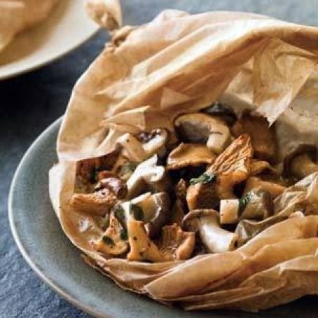 Mushrooms en Papillote