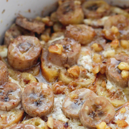 Crockpot French Bananas Toast