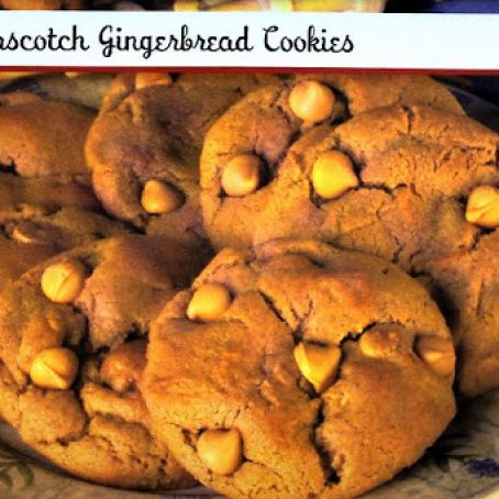 Butterscotch Gingerbread Cookies