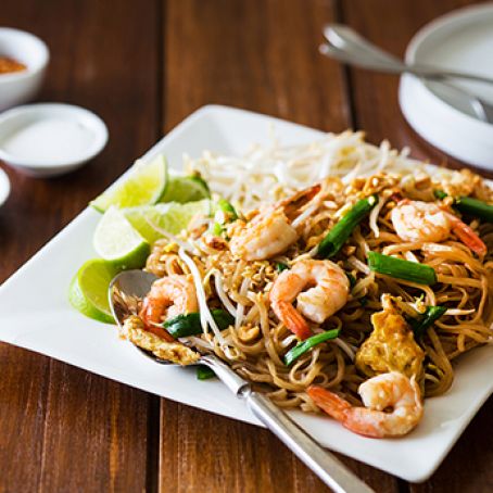 Shrimp Pad Thai for Two