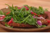 Nutty Chicken Cutlets with Citrus Salad