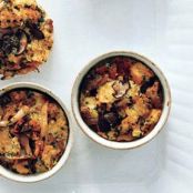 INDIV. WILD MUSHROOM BREAD PUDDING