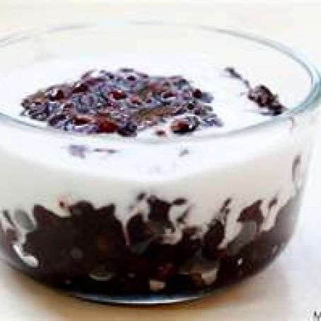 Black Rice with Coconut Cream