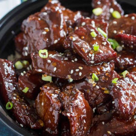 Sticky Honey Garlic Beef