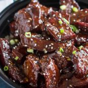 Sticky Honey Garlic Beef