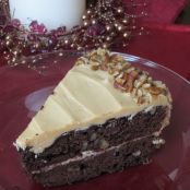 Chocolate Cake with Butterscotch Frosting
