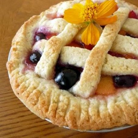 Gluten Free Peach Blueberry Pie