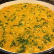 Yellow Dal With Spinach