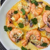 SLOW COOKER COCONUT CILANTRO CURRY SHRIMP