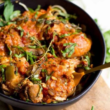 Instant Pot Chicken Cacciatore