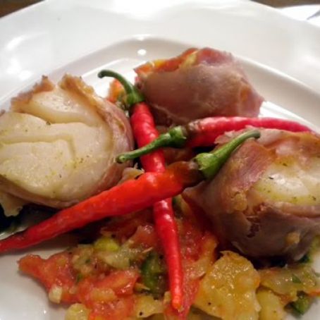 Proscuitto Wrapped Scallops