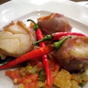 Proscuitto Wrapped Scallops