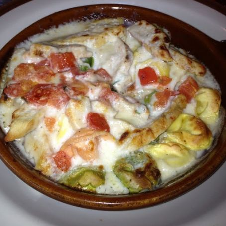 Baked Tortellini and Chicken Gratinati