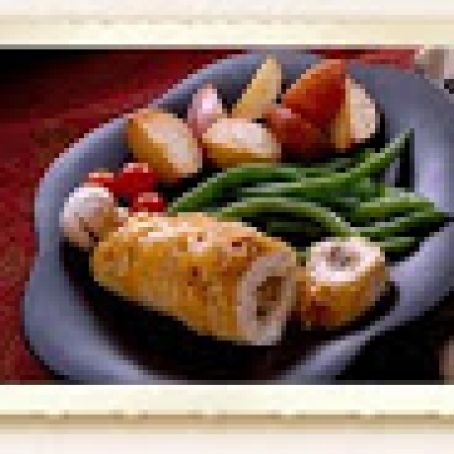 Cheese & Mushroom Stuffed Chicken Breast