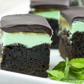 Grasshopper Brownies